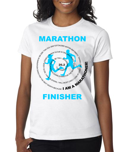 Running - Marathon Finisher - Ladies SS Shirt